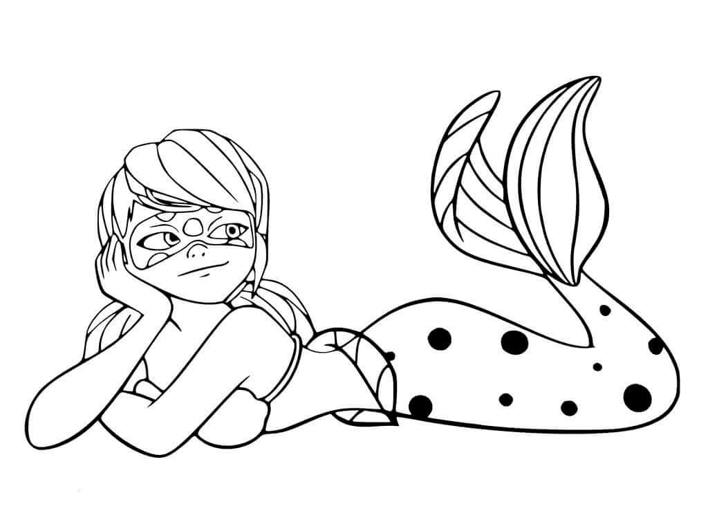 Ladybug para Colorear