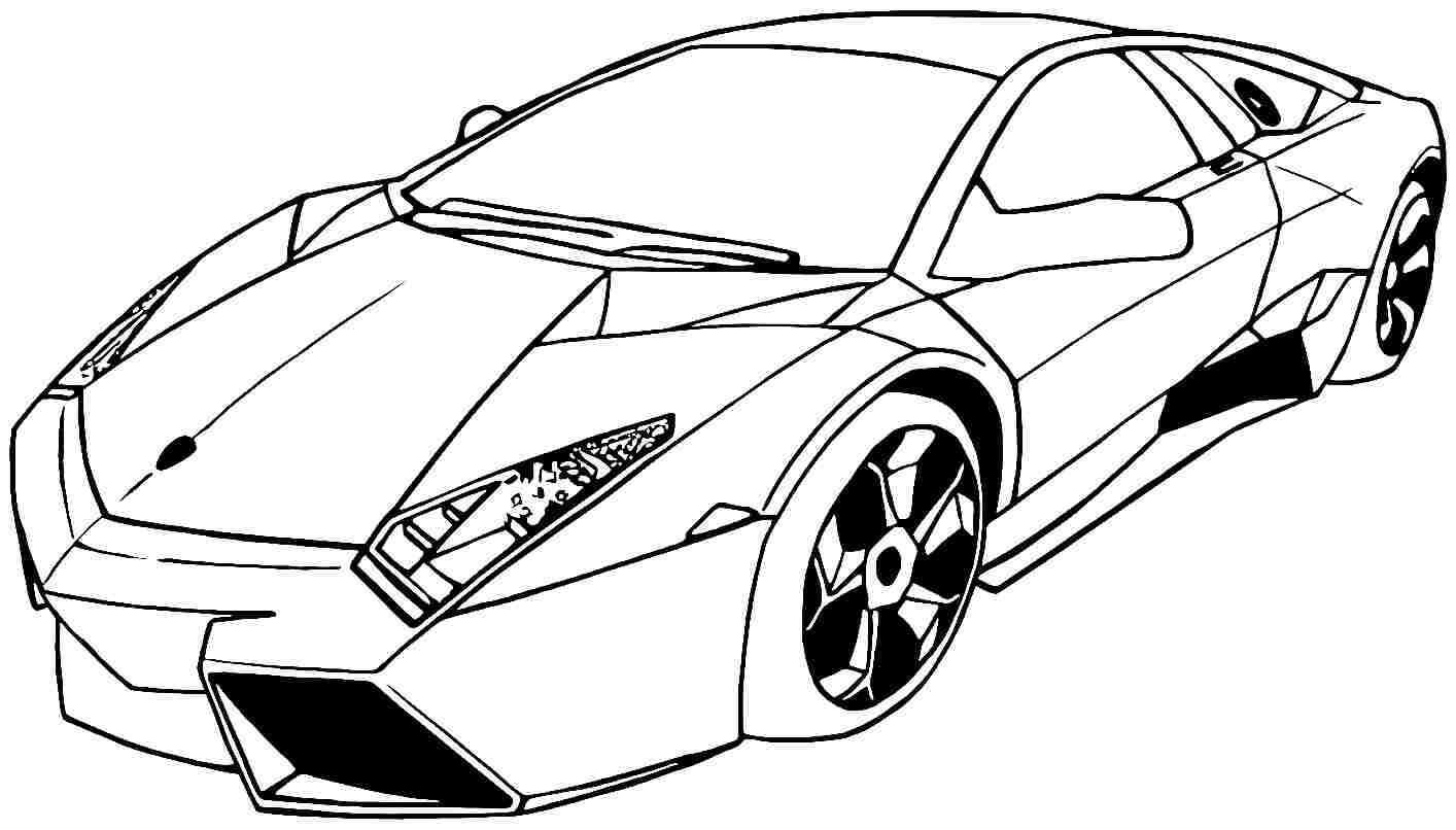 dibujo inanilmaz lamborghini para imprimir y colorear