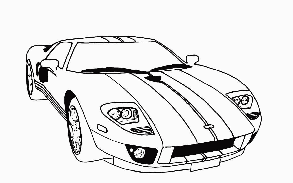 dibujo lamborghini gallardo para imprimir y colorear