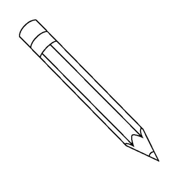 dibujos borrador lapiz para colorear