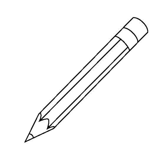 dibujos lapiz basico para colorear