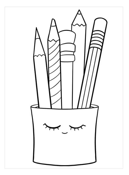 dibujos lindo lapiz para colorear