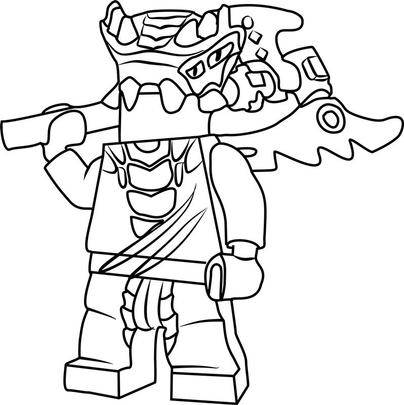 Lego Ninjago para Colorear