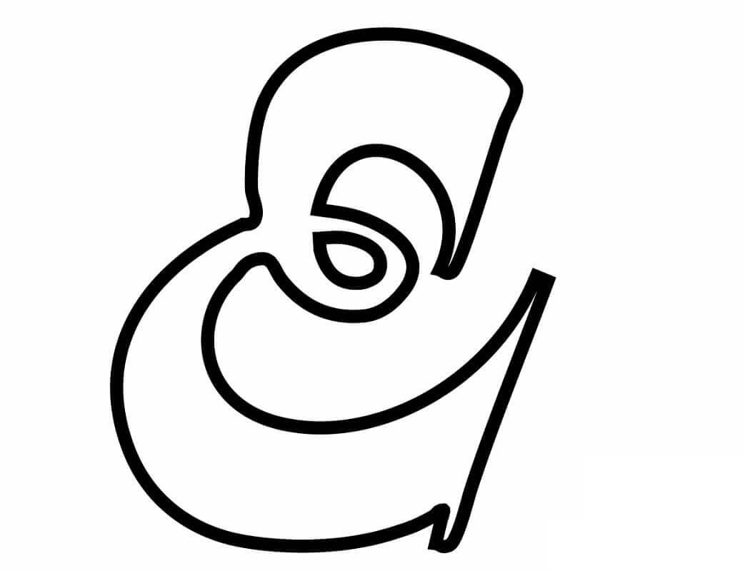 dibujos letra e 12 para colorear