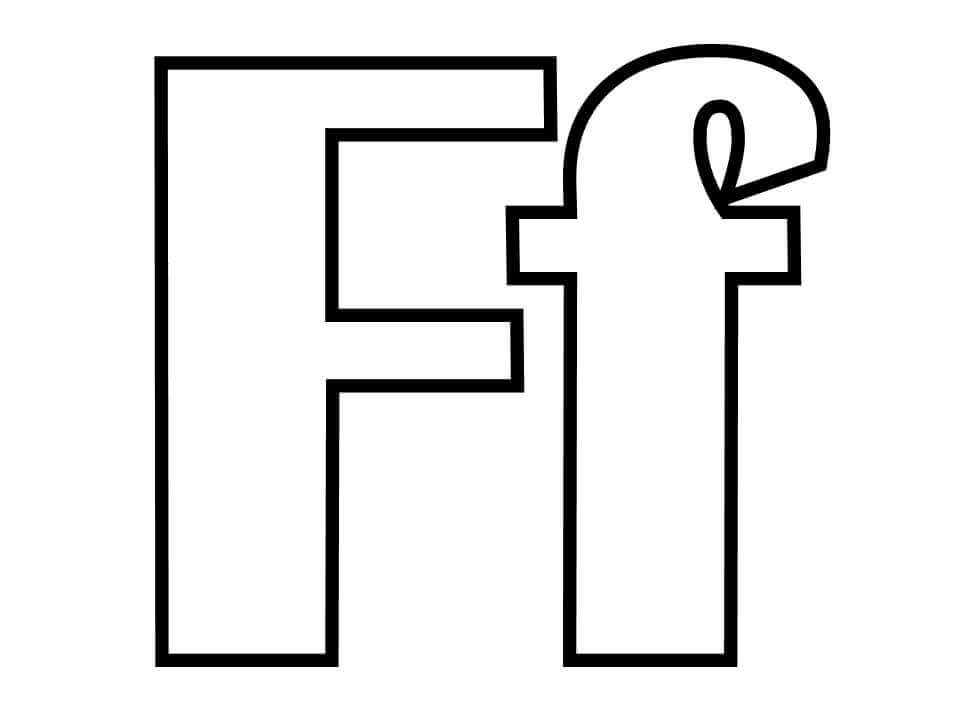 dibujos letra f6 para colorear