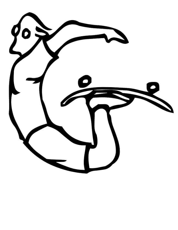Dibujo de Letra G 1 para Colorear y Imprimir