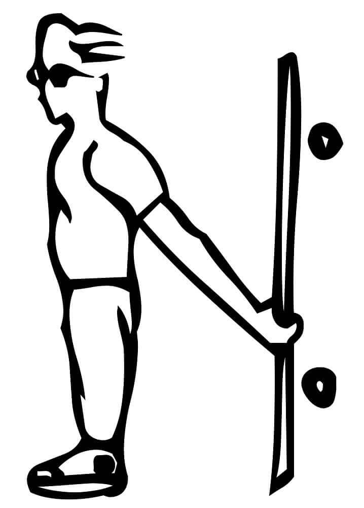 dibujos letra n personas con patineta para colorear