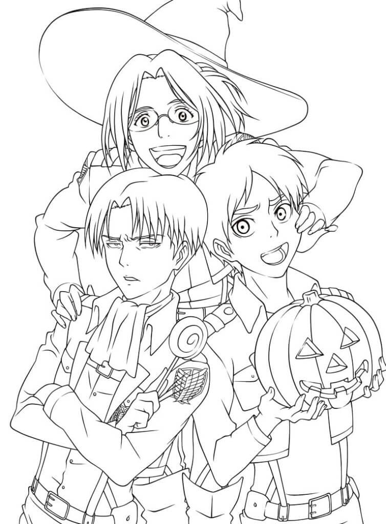 Dibujo de Levi Divertido para Colorear y Imprimir