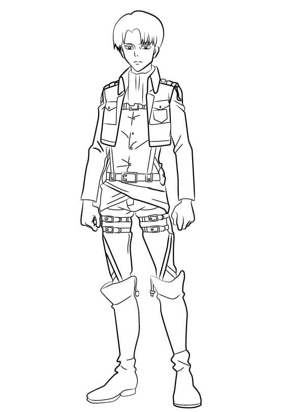 Dibujo de Levi Es Alto para Colorear y Imprimir