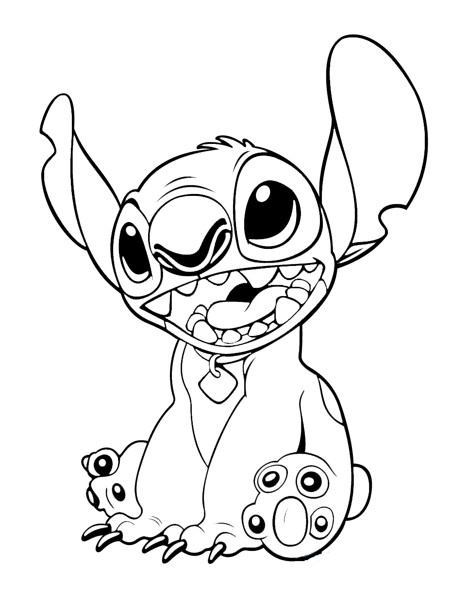 Lilo Stitch para Colorear