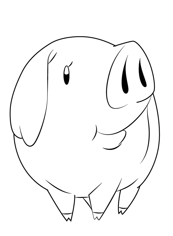 Dibujo de Lindo Hawk para Colorear y Imprimir