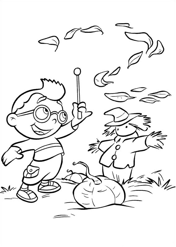 Dibujo de Leo y Maniqui para Colorear y Imprimir