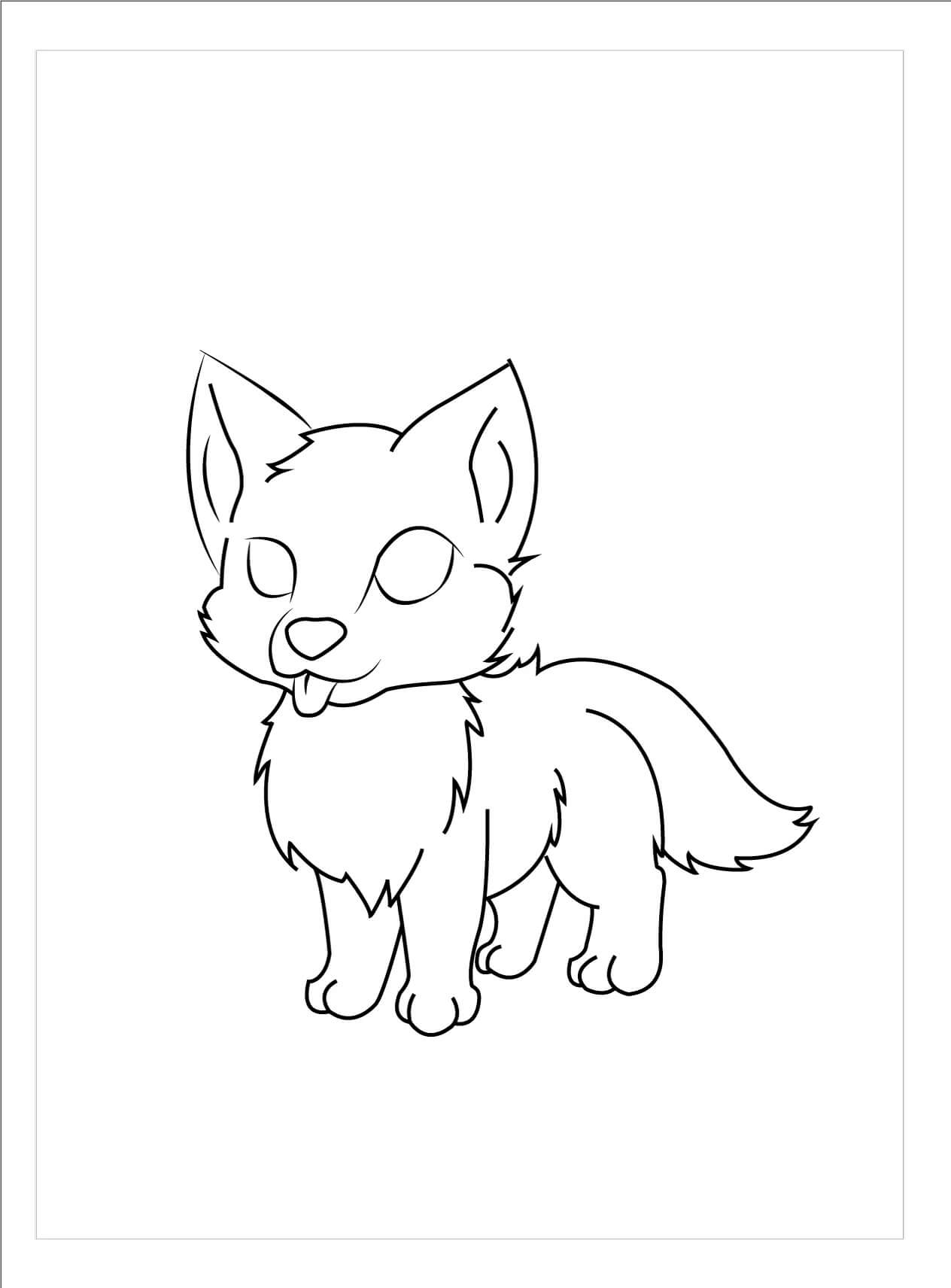lindo bebe lobo