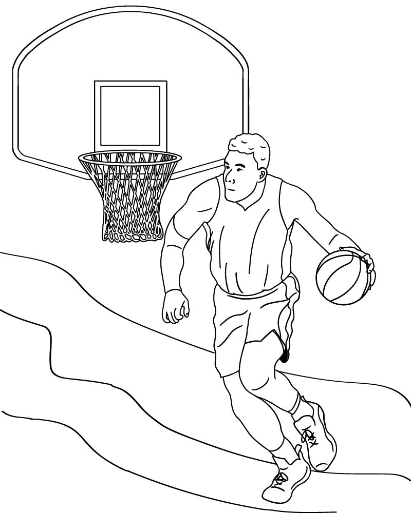 Dibujo de Free March Madness Coloring Page para Colorear y Imprimir