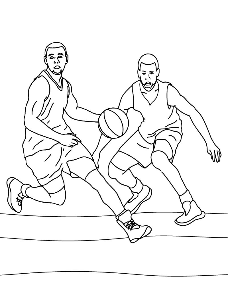 Dibujo de March Madness Adult Coloring Page para Colorear y Imprimir