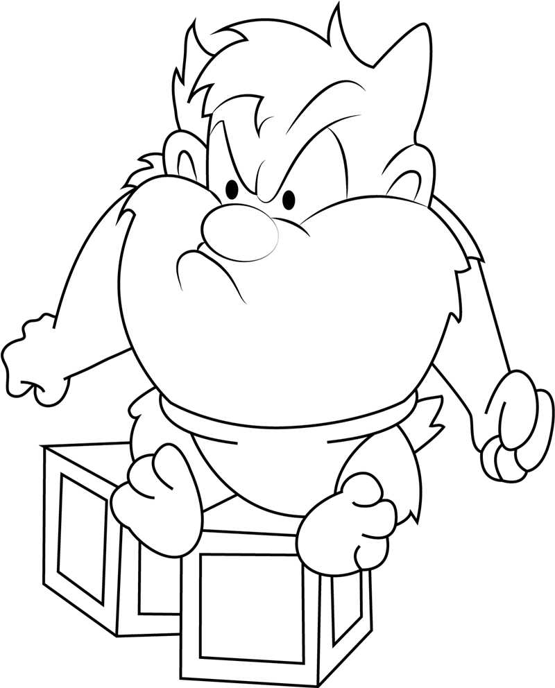 Looney Tunes de Bebé para Colorear