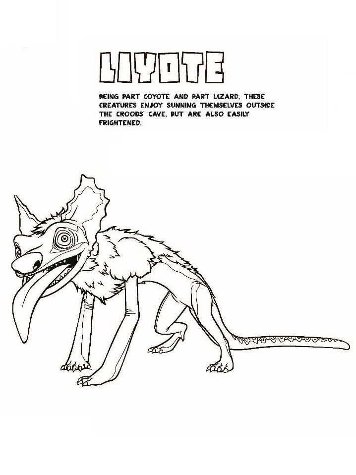Dibujo de Liyote para Colorear y Imprimir