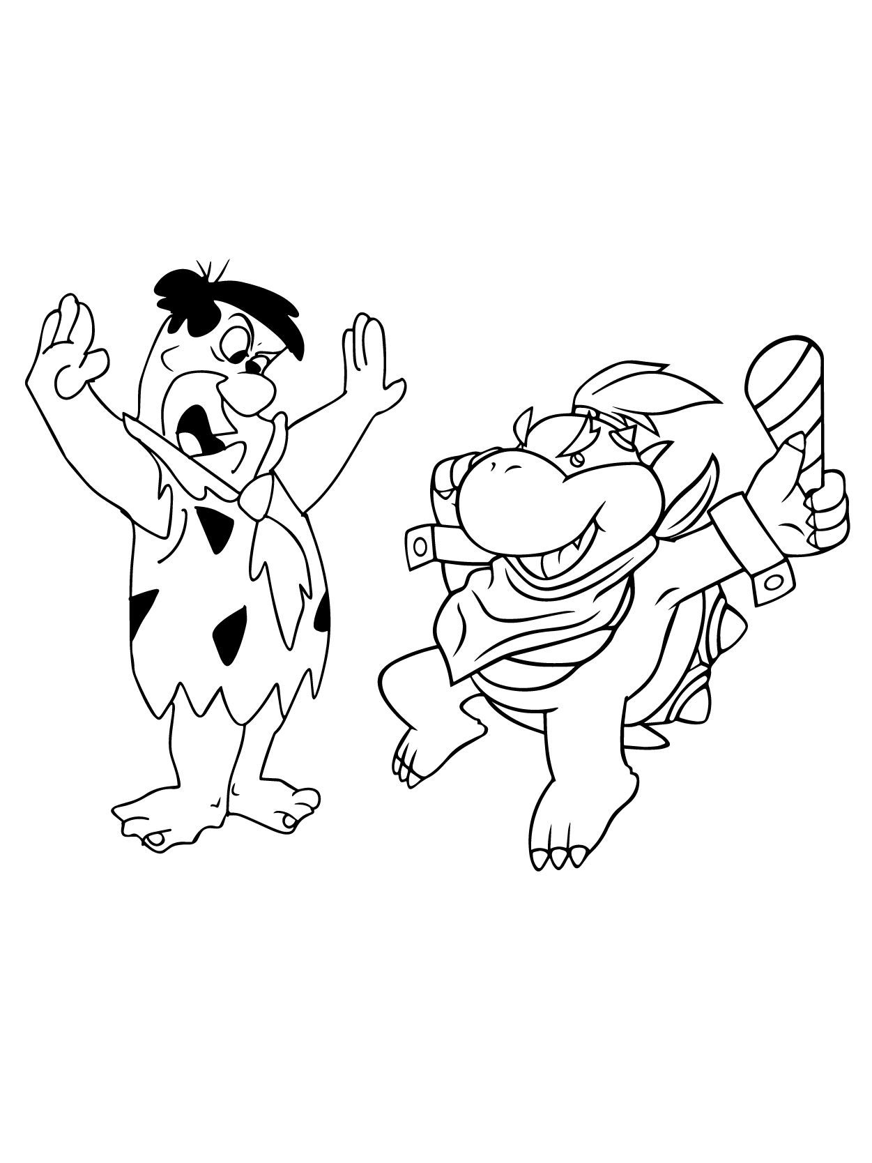 Dibujo de Flintstones 12 para Colorear y Imprimir