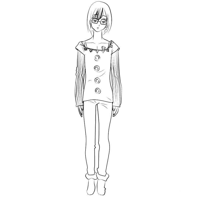 Dibujo de Gowther para Colorear y Imprimir
