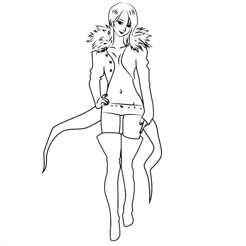 Dibujo de Merlín para Colorear y Imprimir