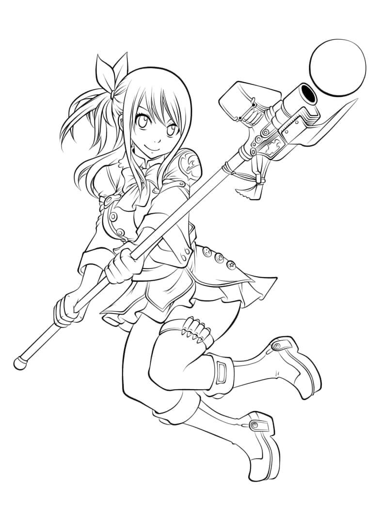 Lucy Heartfilia para Colorear