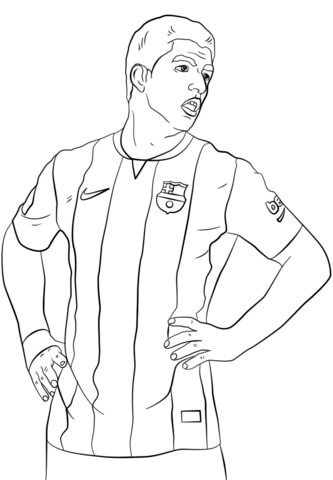 Dibujo de Luis Suárez Lindo para Colorear y Imprimir