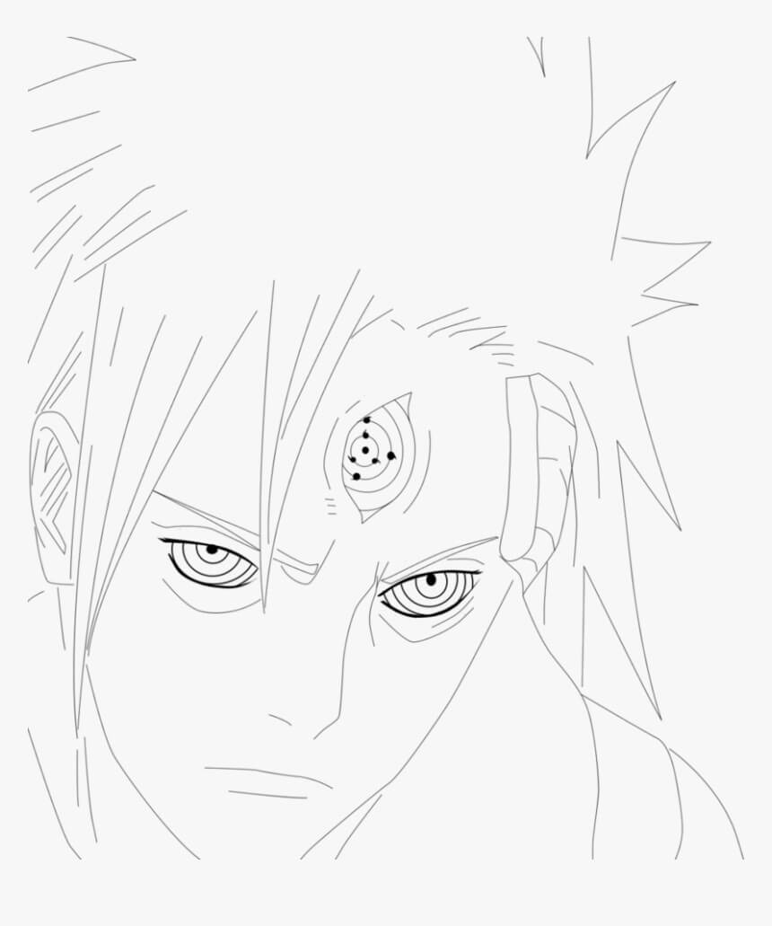 Madara Uchiha para Colorear
