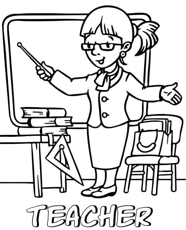 Maestra para Colorear