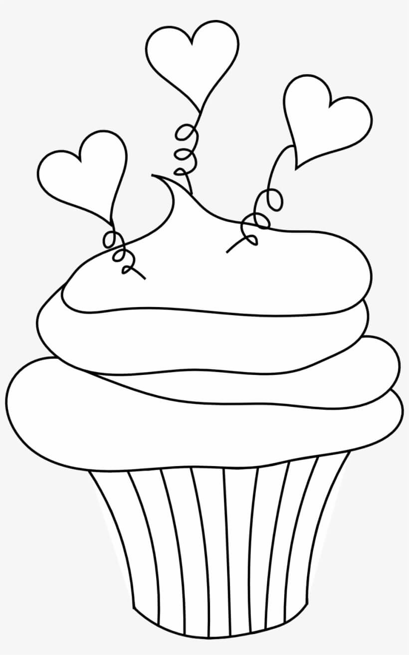 Dibujo de Magdalena de Cumpleaños 2 para Colorear y Imprimir