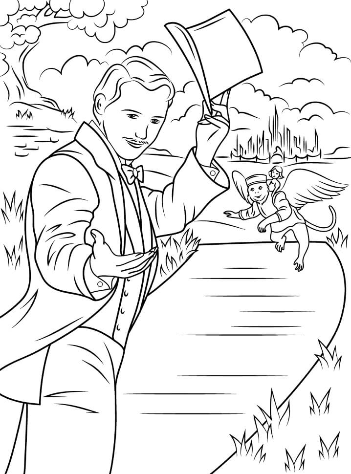 Mago de Oz para Colorear