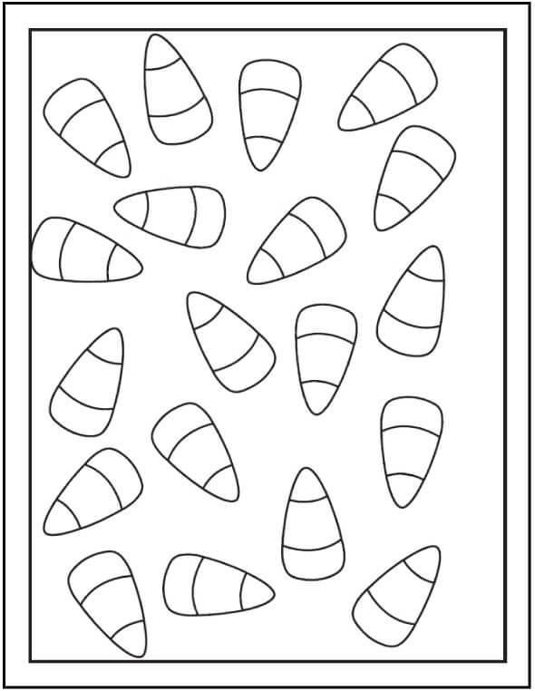 Maíz para Colorear