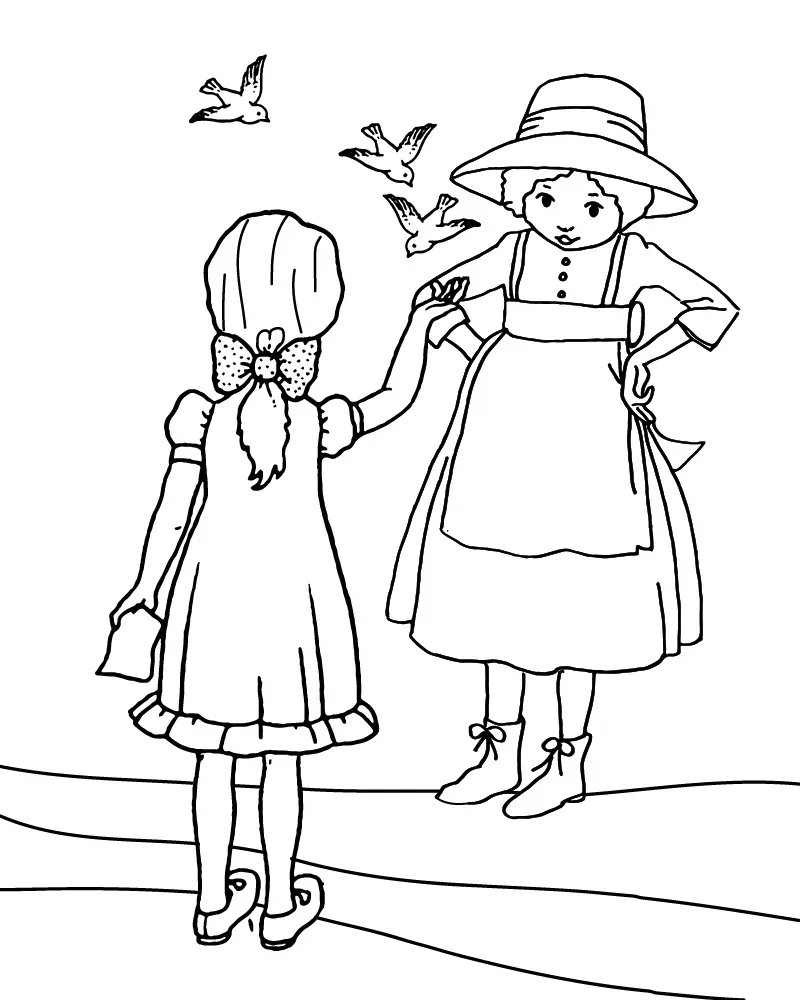 Dibujo de Imgi 19 Mom And Daughter Playingpng para Colorear y Imprimir
