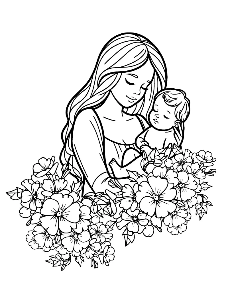 Dibujo de Imgi 18 Printable Page To Color For Mompng para Colorear y Imprimir