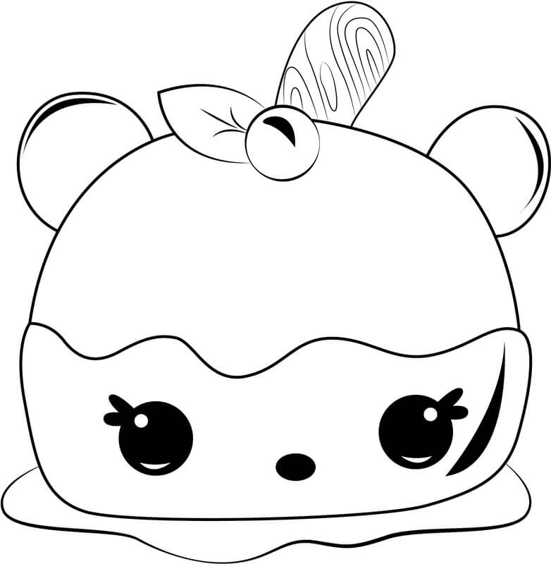 dibujo annie manzana para colorear