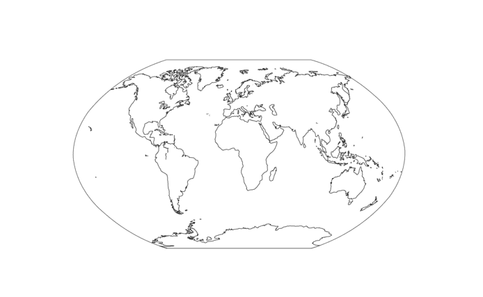 Mapa del Mundo para Colorear