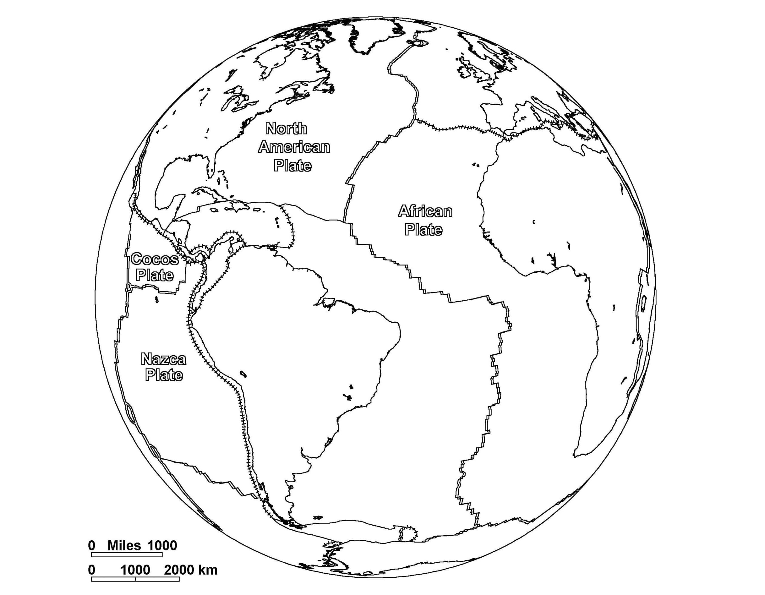 Dibujo de Mapa Del Mundo de Alta Definicion para Colorear Scaled para Colorear y Imprimir