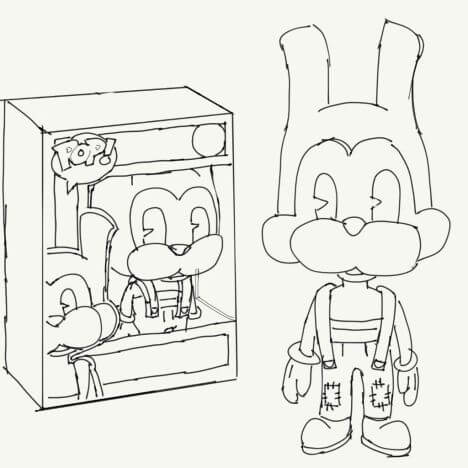 Dibujo de Bendy y La Máquina de Tinta para Colorear y Imprimir