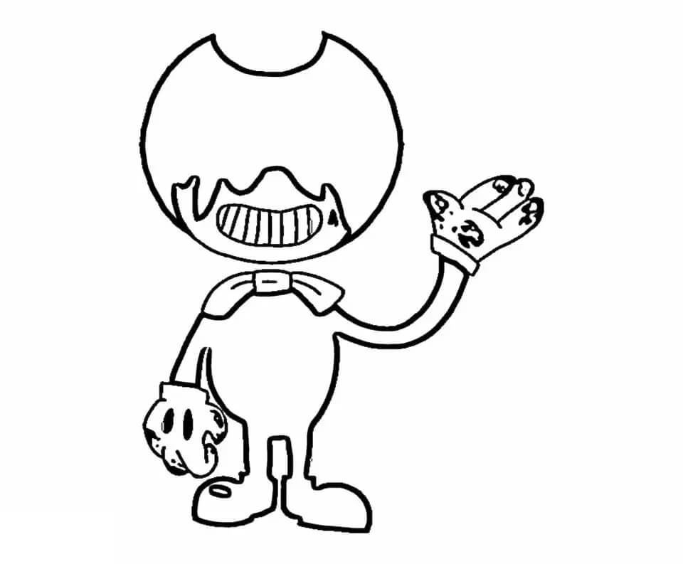 Dibujo de Máquina de Tinta Divertida para Colorear y Imprimir