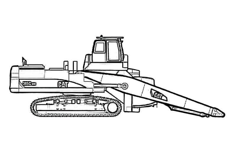 Dibujo de Máquinas Poderosas para Colorear y Imprimir