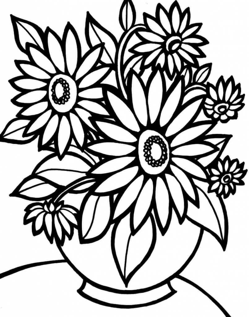 Dibujo de Margarita Dura para Colorear y Imprimir