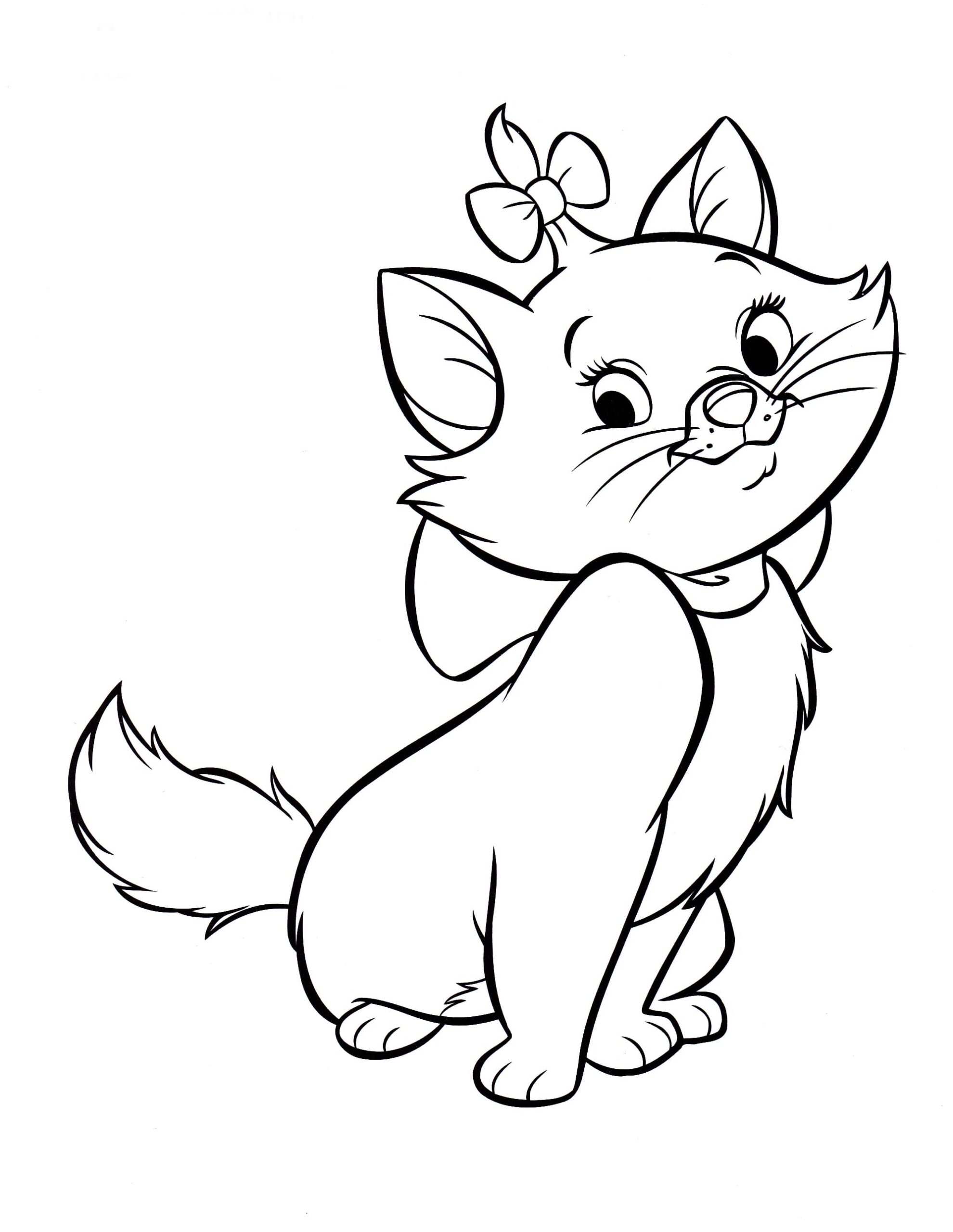 María Gato para Colorear