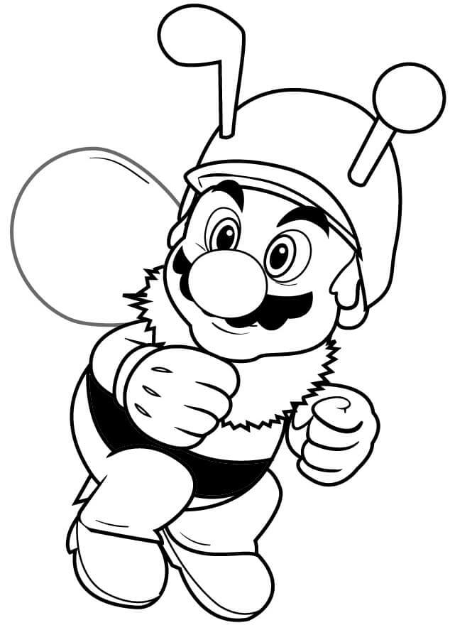 Mario para Colorear