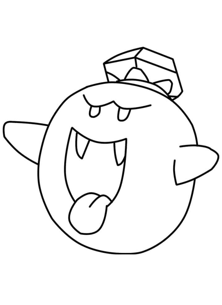Mario para Colorear