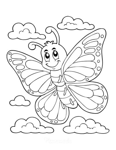 Mariposa para Colorear