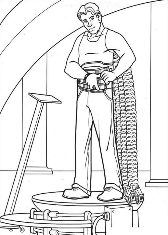 Dibujo de Doctor Pulpo para Colorear y Imprimir