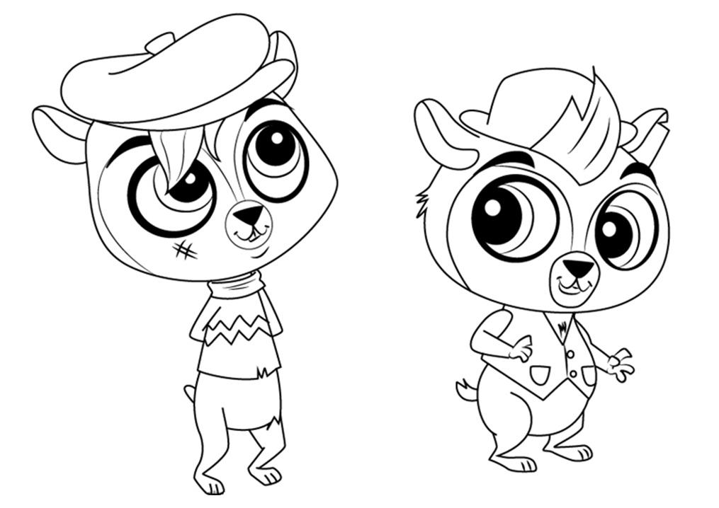 Dibujo de Dodger y Twist para Colorear y Imprimir