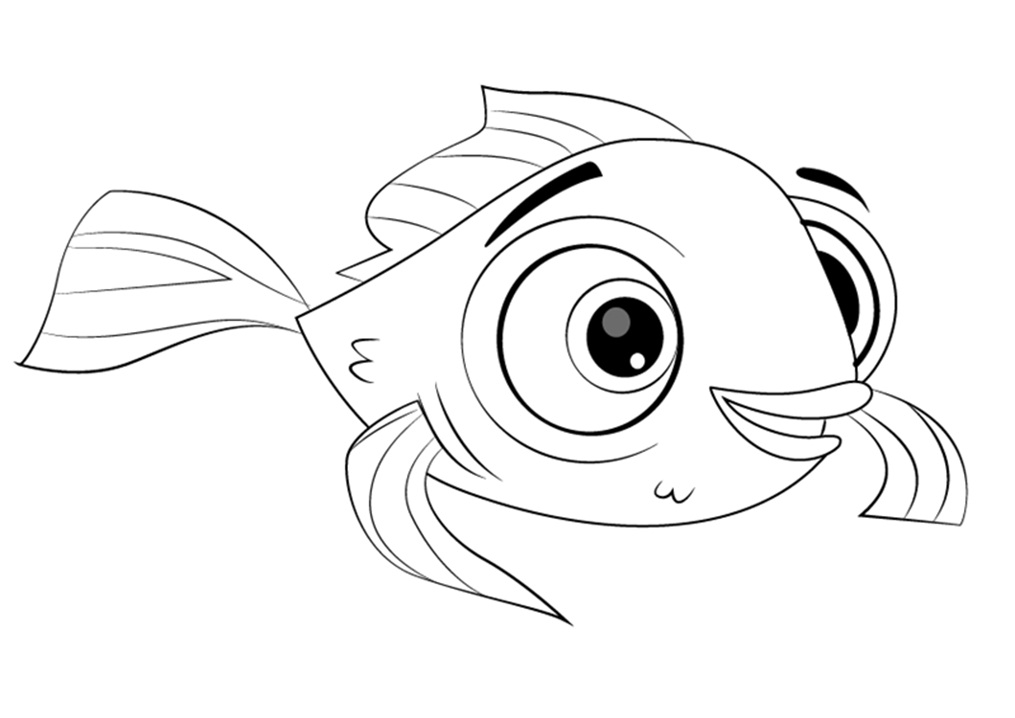 Dibujo de Goldy para Colorear y Imprimir