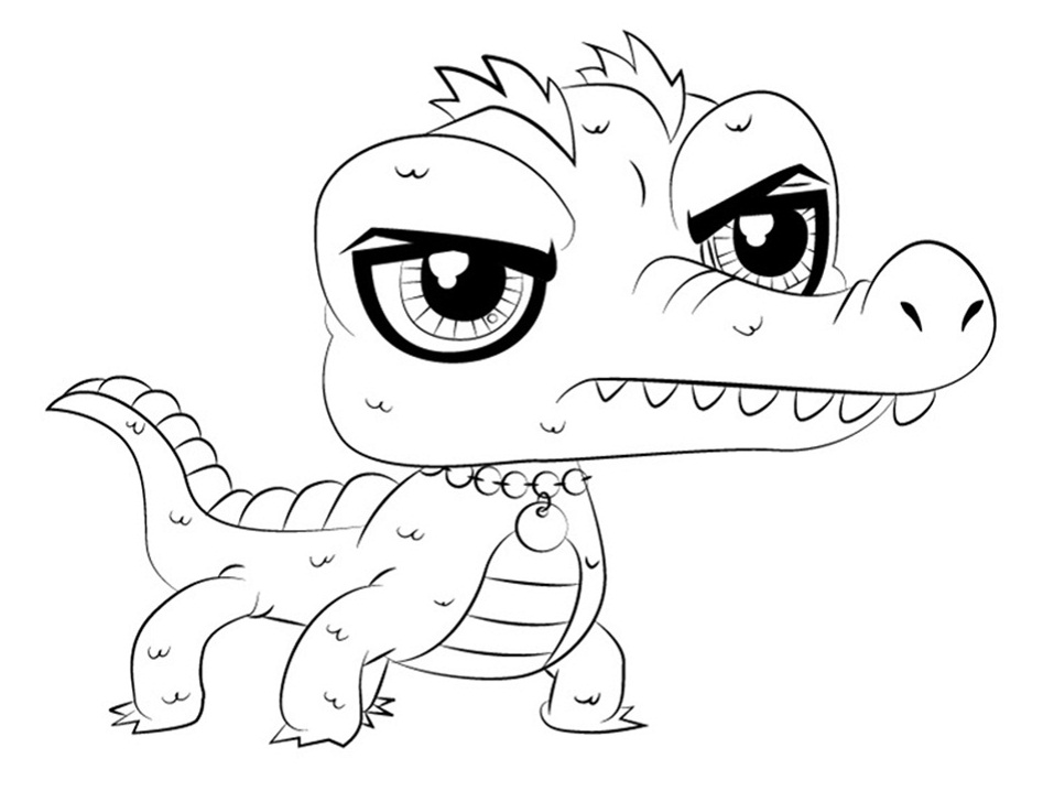 Más Pequeña Tienda de Mascotas para Colorear