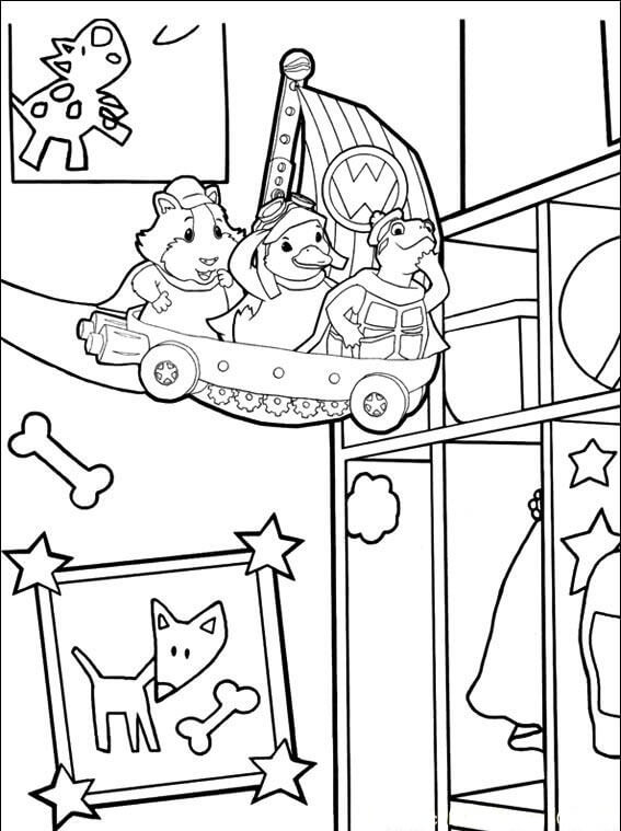 Mascotas Maravilla para Colorear