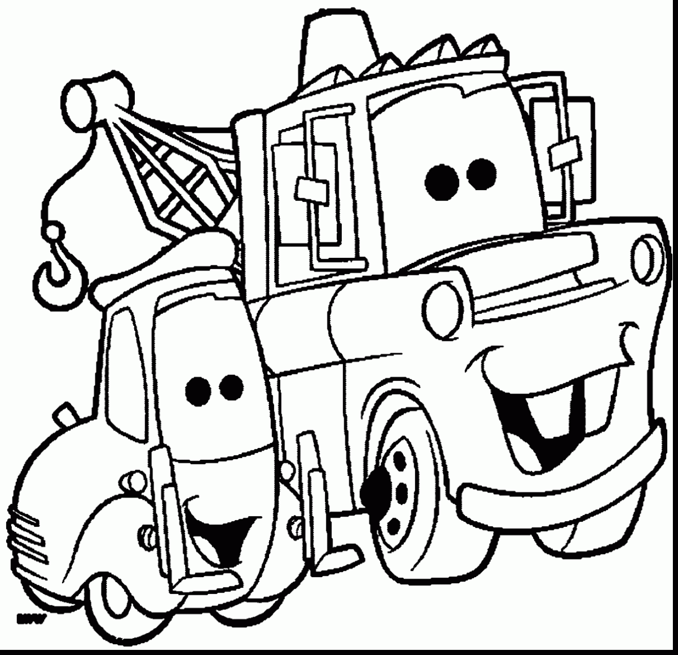 Dibujo de 1539945019 Master Chief Coloring Pages Free Mater Tow Sheets Disney Maters Tall Tales Surprising Cars Picture Page para Colorear y Imprimir